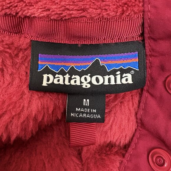 Patagonia Re-Tool Snap-T Fleece Pullover Polartec Thermal Red Women’s S GORPCORE - Picture 8 of 10